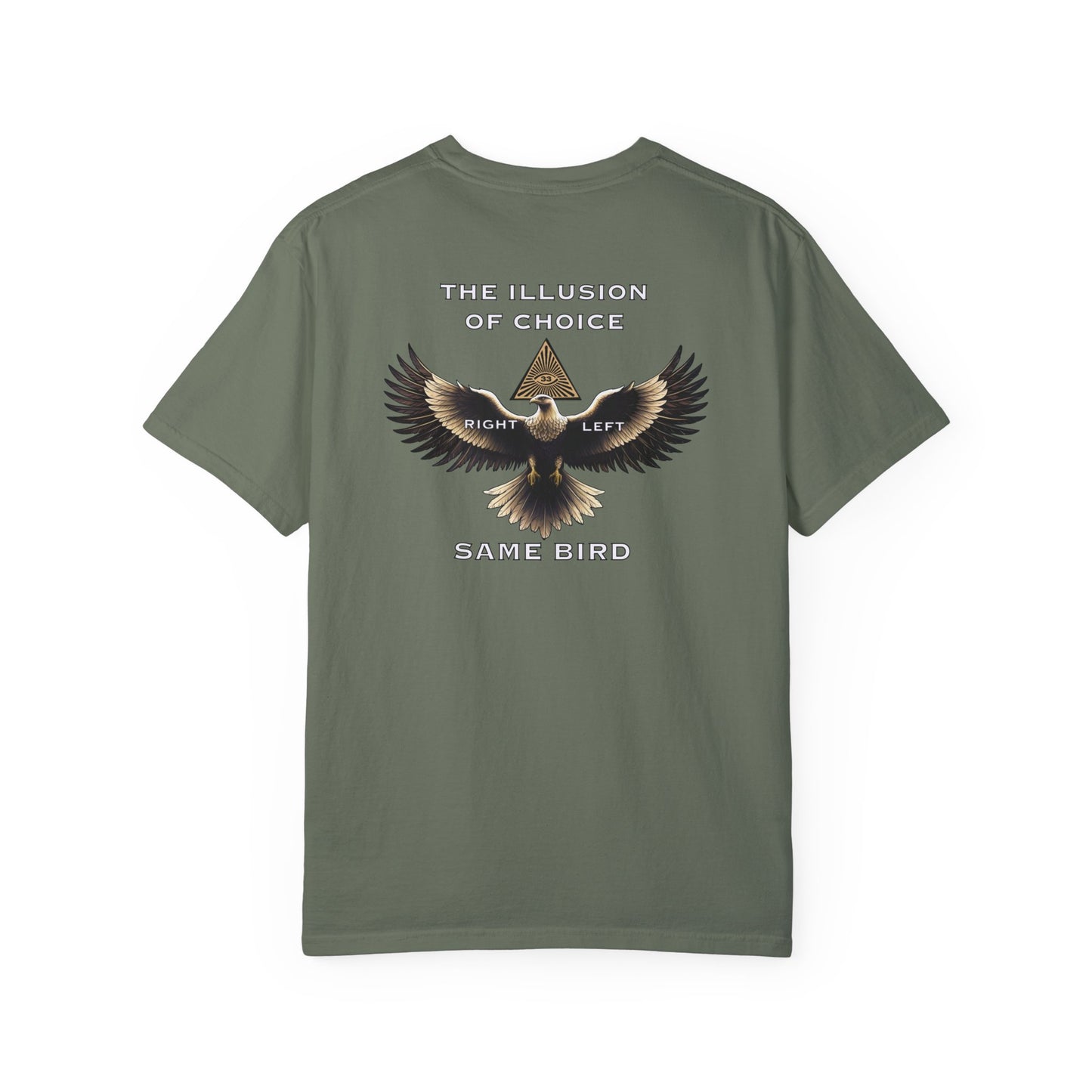Illusion of choice black Unisex Garment-Dyed T-shirt