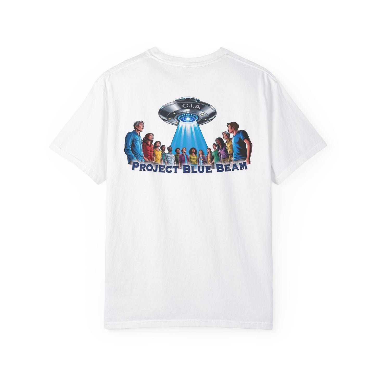 Blue Beam Unisex Garment-Dyed T-shirt