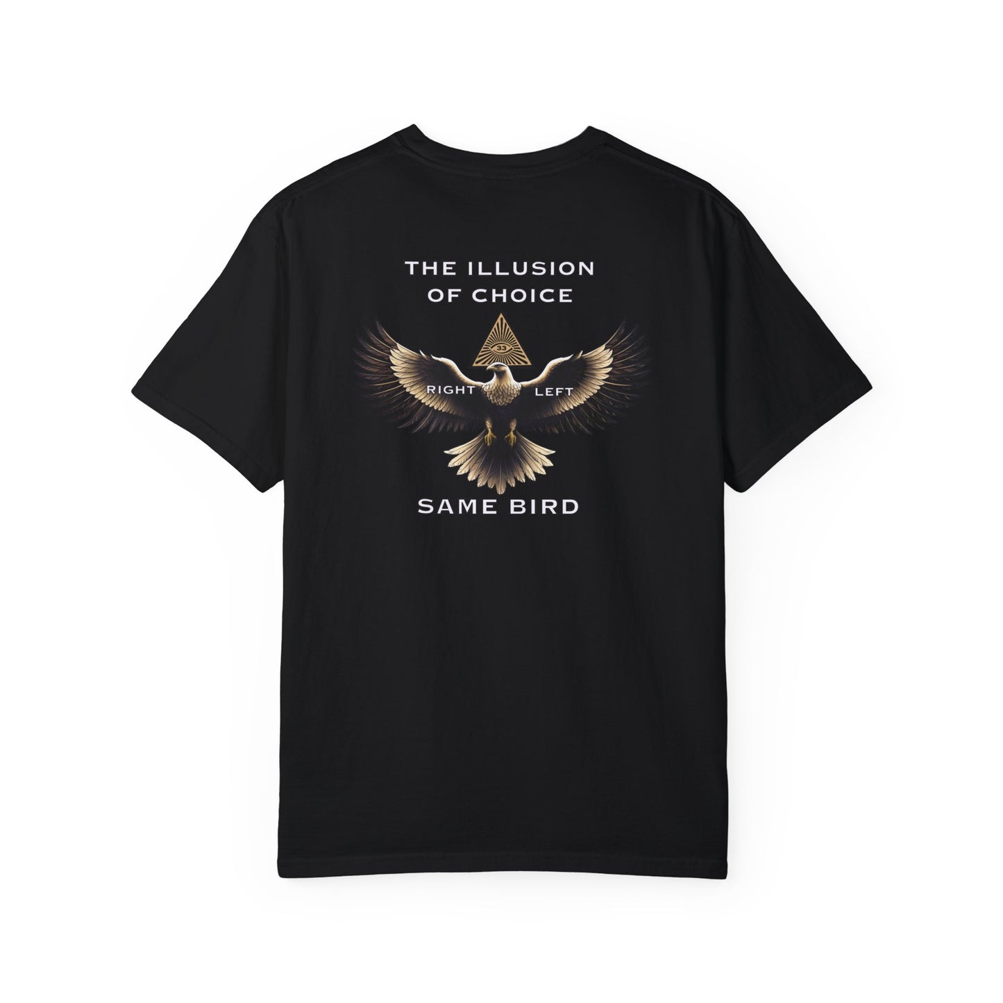 Illusion of choice black Unisex Garment-Dyed T-shirt