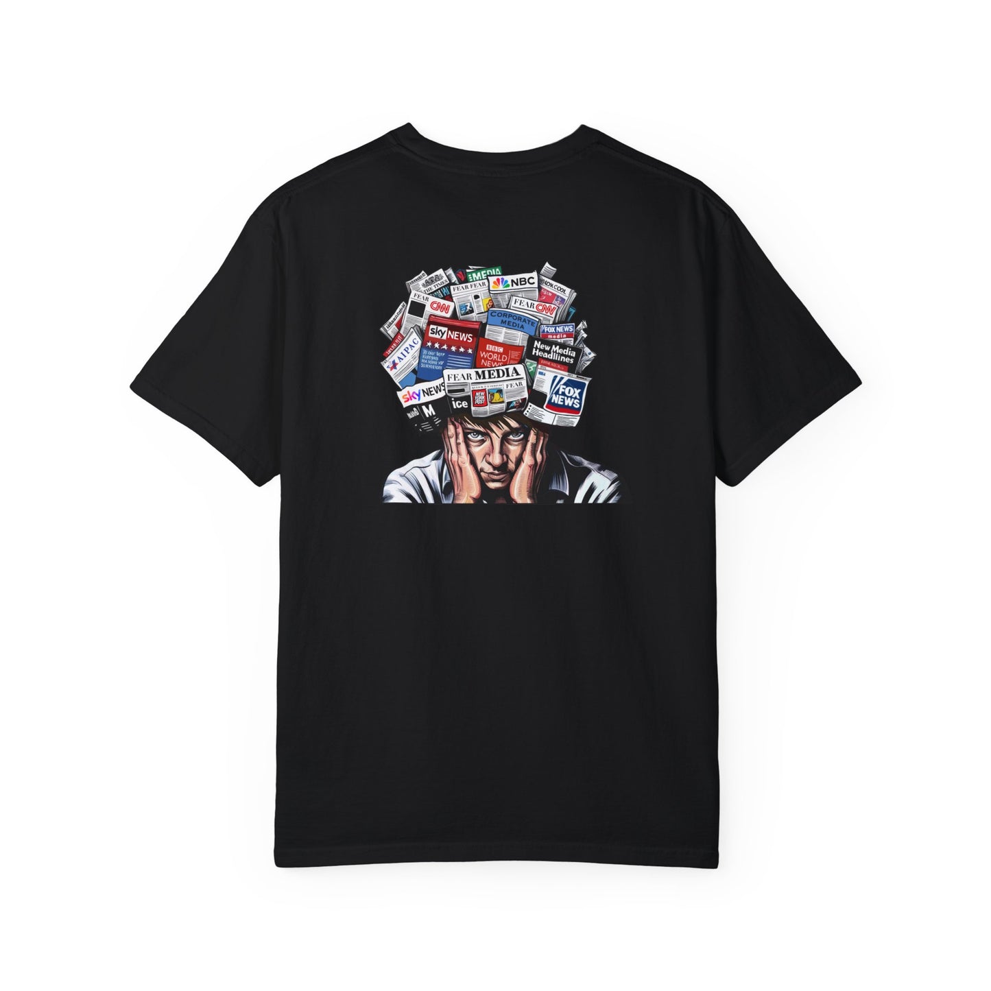 Mass Media Unisex Garment-Dyed T-shirt