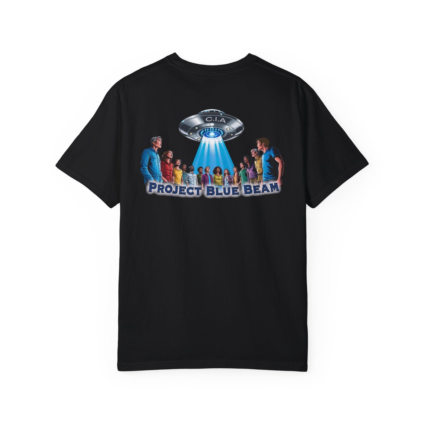 Blue Beam Unisex Garment-Dyed T-shirt