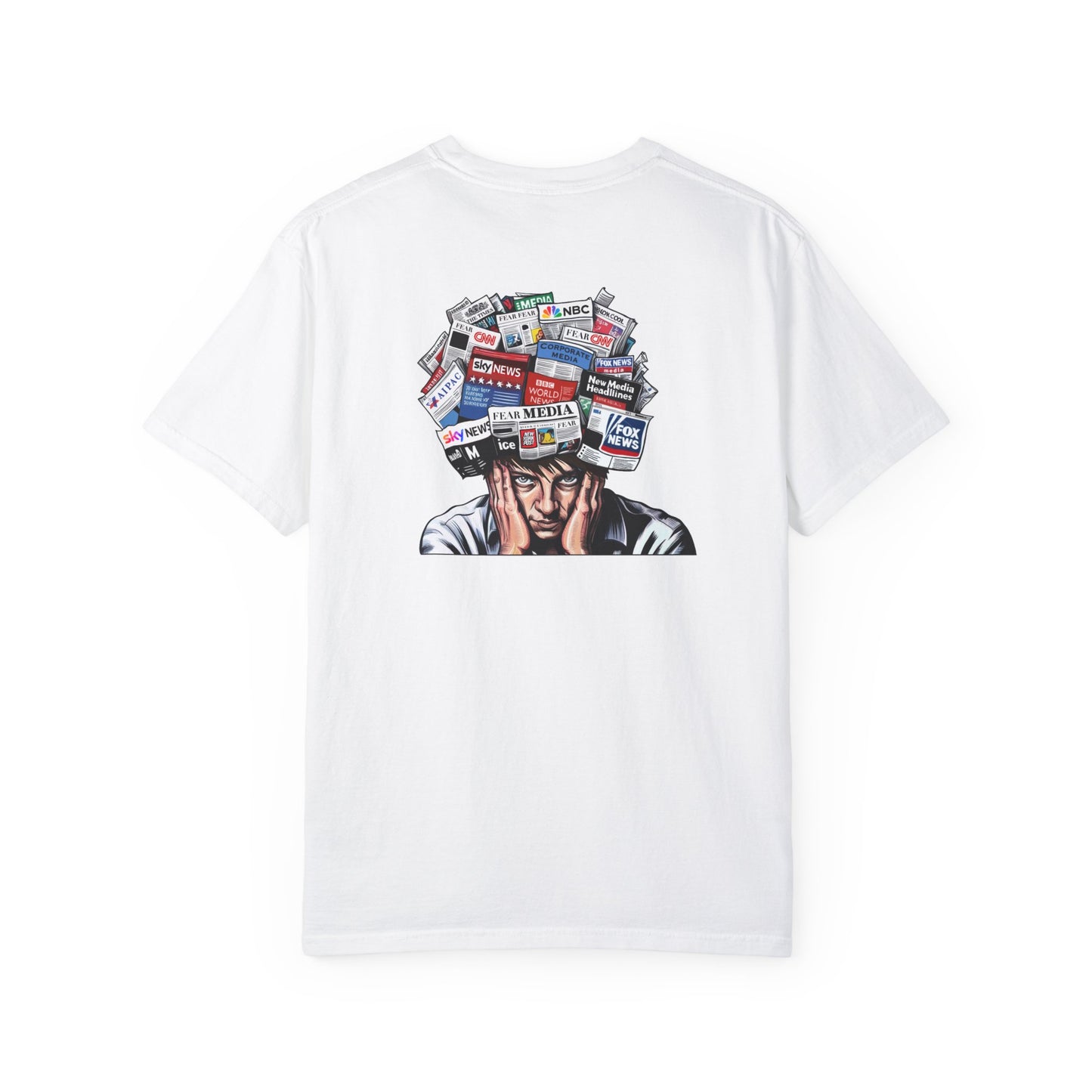 Mass Media Unisex Garment-Dyed T-shirt